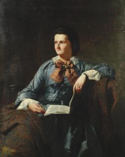 James Hayllar, RBA - Portrait of the artist\'s wife