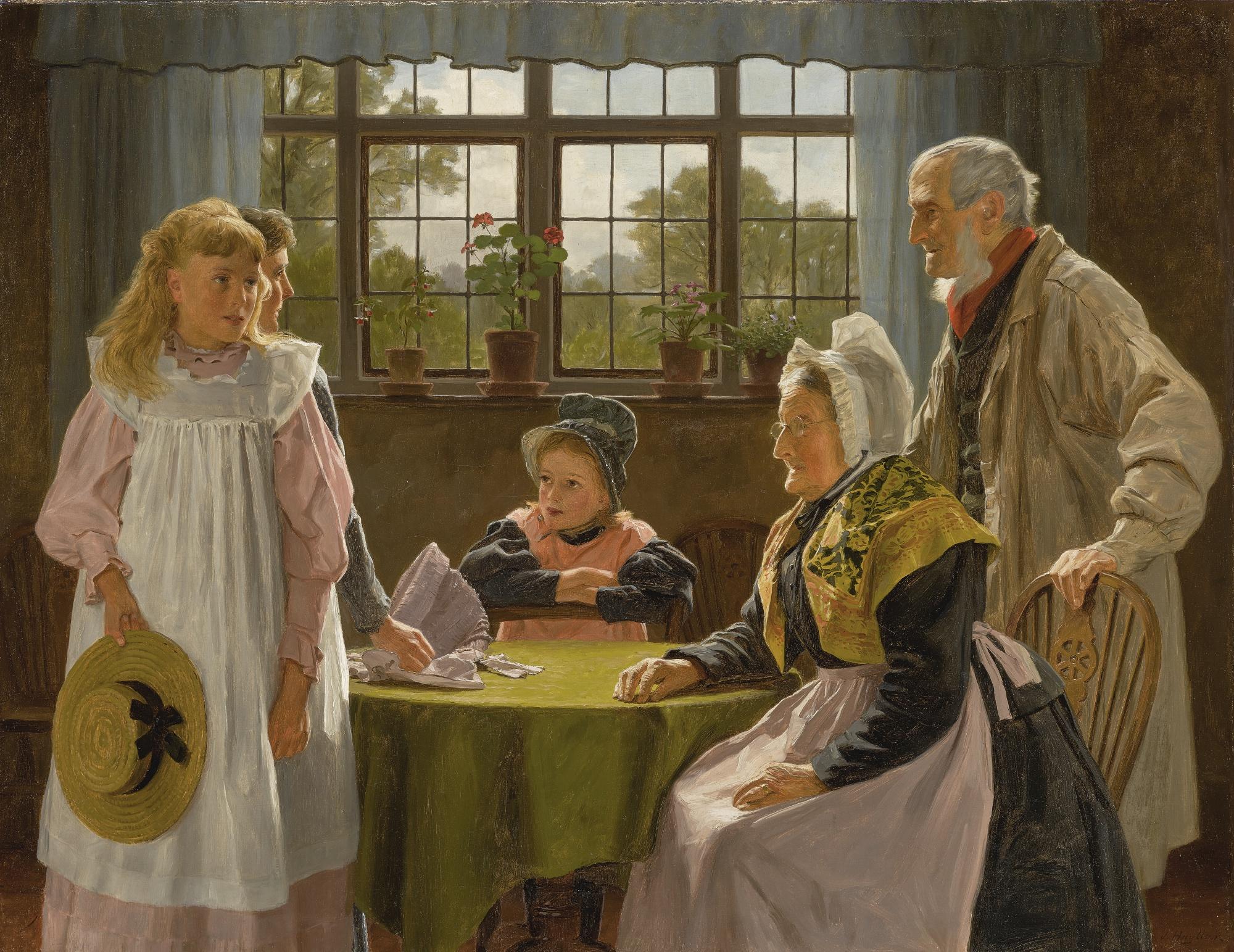 James Hayllar - British As Tall As Mother