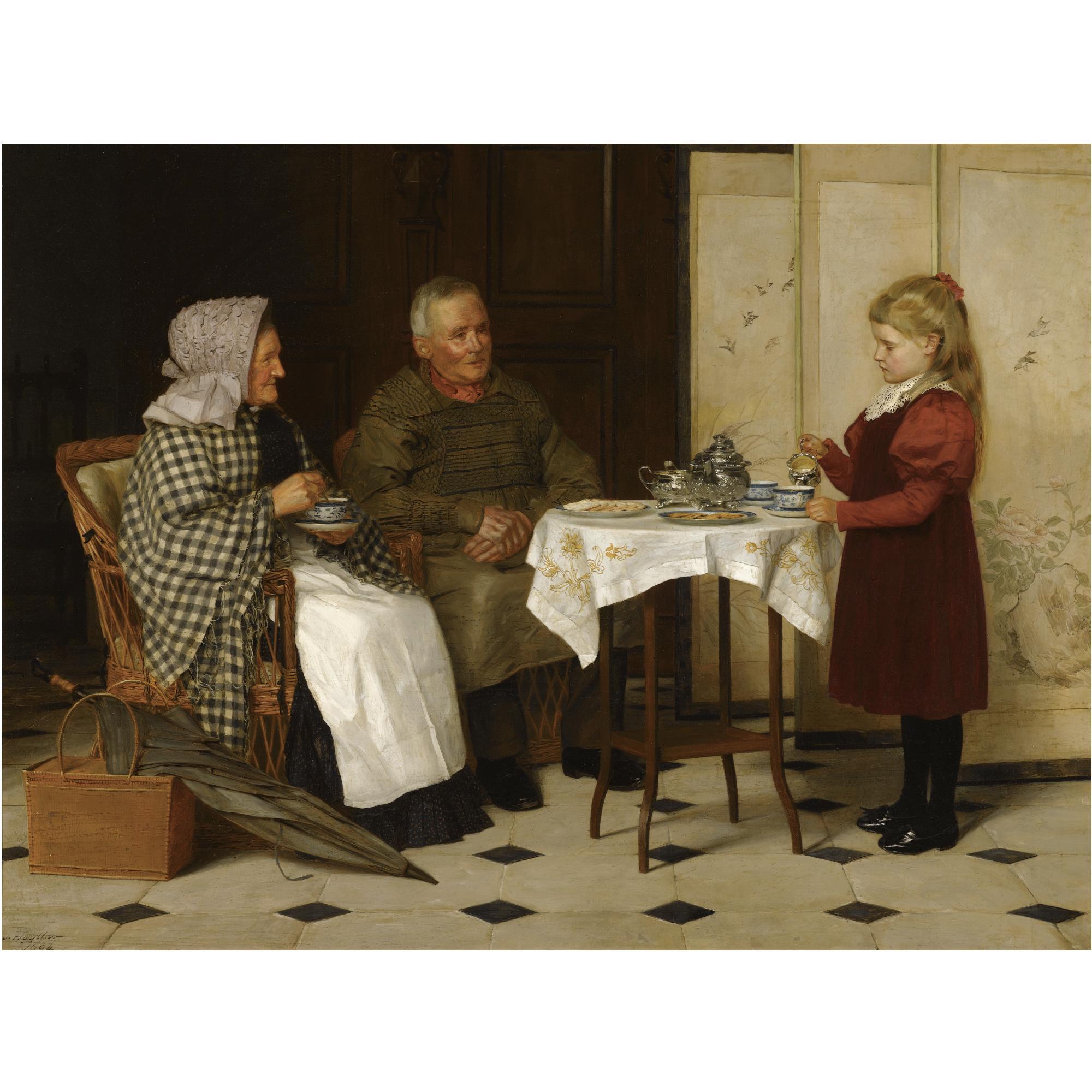 James Hayllar - Tea Time