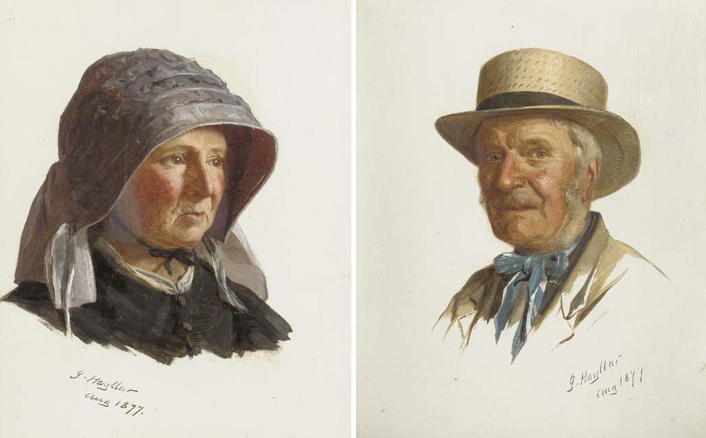 James Hayllar - The Village Gossip; and A Reformed Character