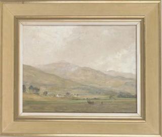 James Herbert Snell, R.O.I. - A wet day, Glen Lochay, Perthshire