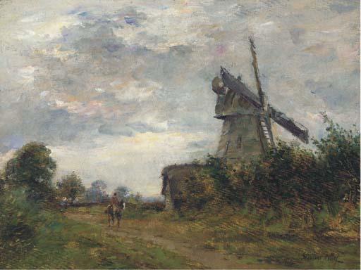 James Herbert Snell, R.O.I. - An Essex Windmill