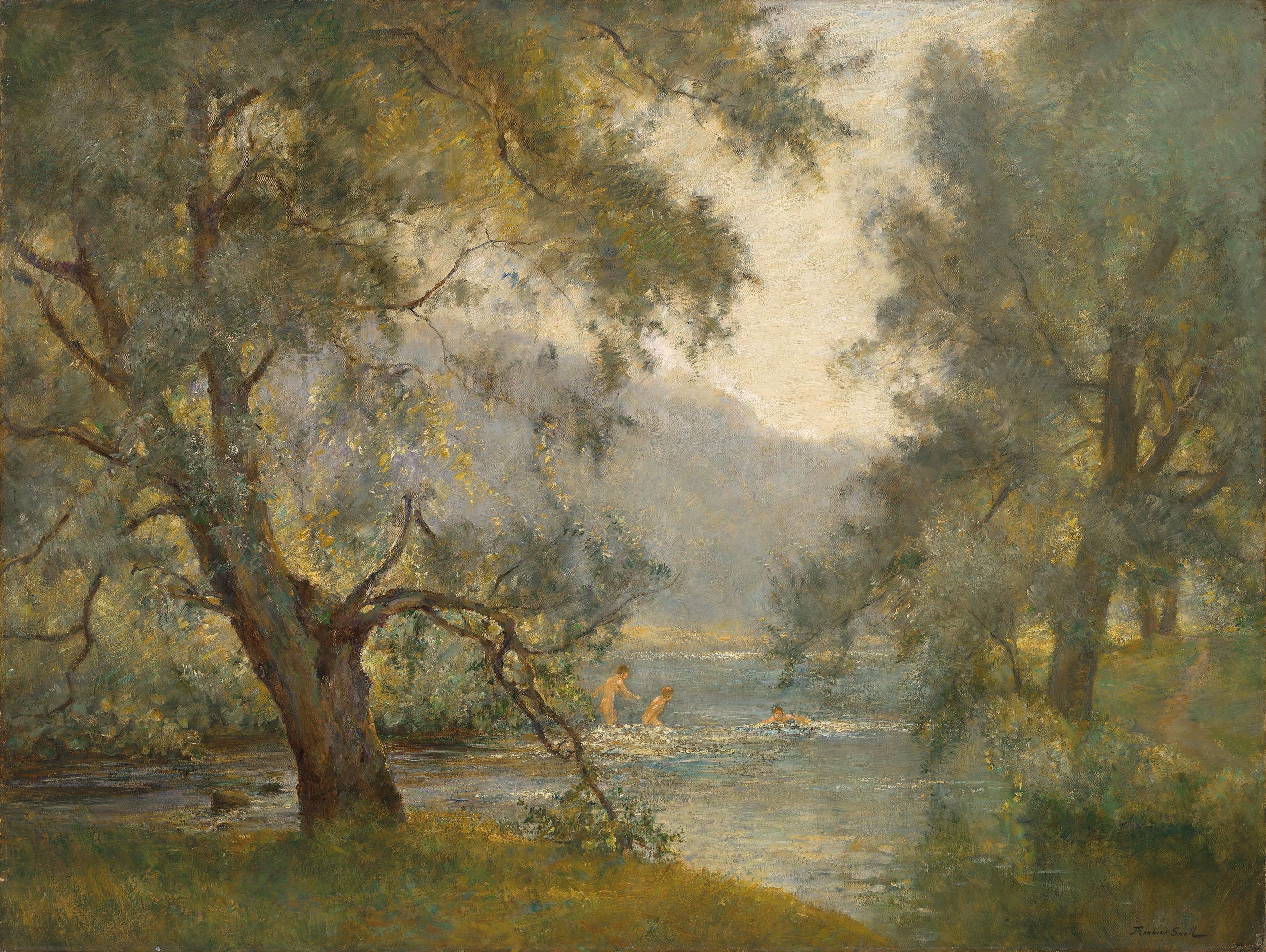 James Herbert Snell, R.O.I. - The willow pool