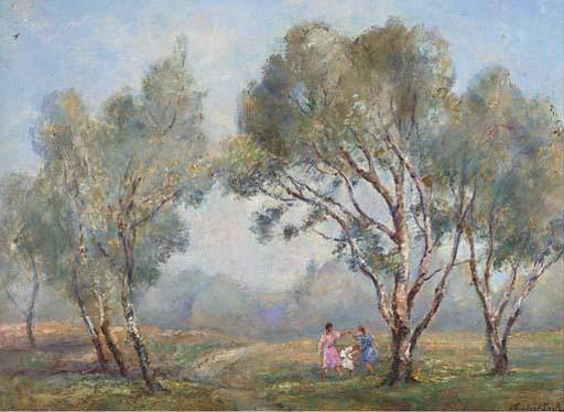 James Herbert Snell - Blythe, May Morning; Crab-Apple Blossom On Farnham Common, Near Burnham Beeches; And Wild Hyacinths, Near Burnham Beeches