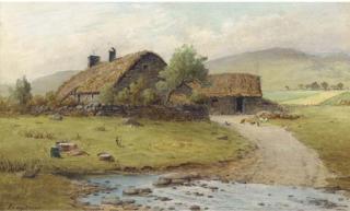 James Heron - A crofter\'s cottage