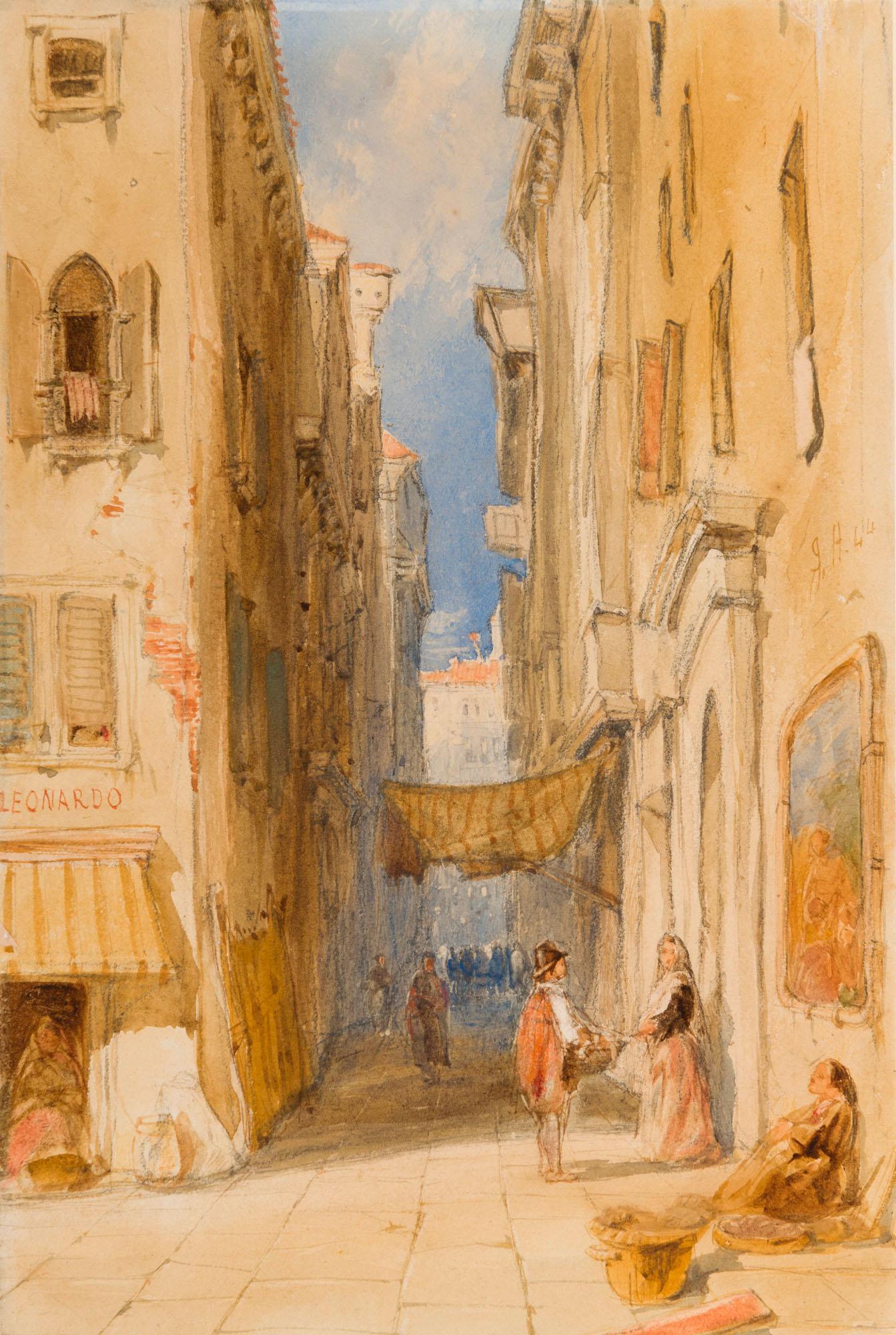James Holland, R.W.S. - Calle Regina, Venice