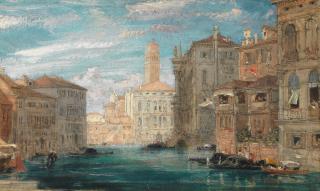 James Holland, RWS - A Venetian view