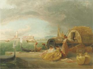 James Holland - On a Venetian quay