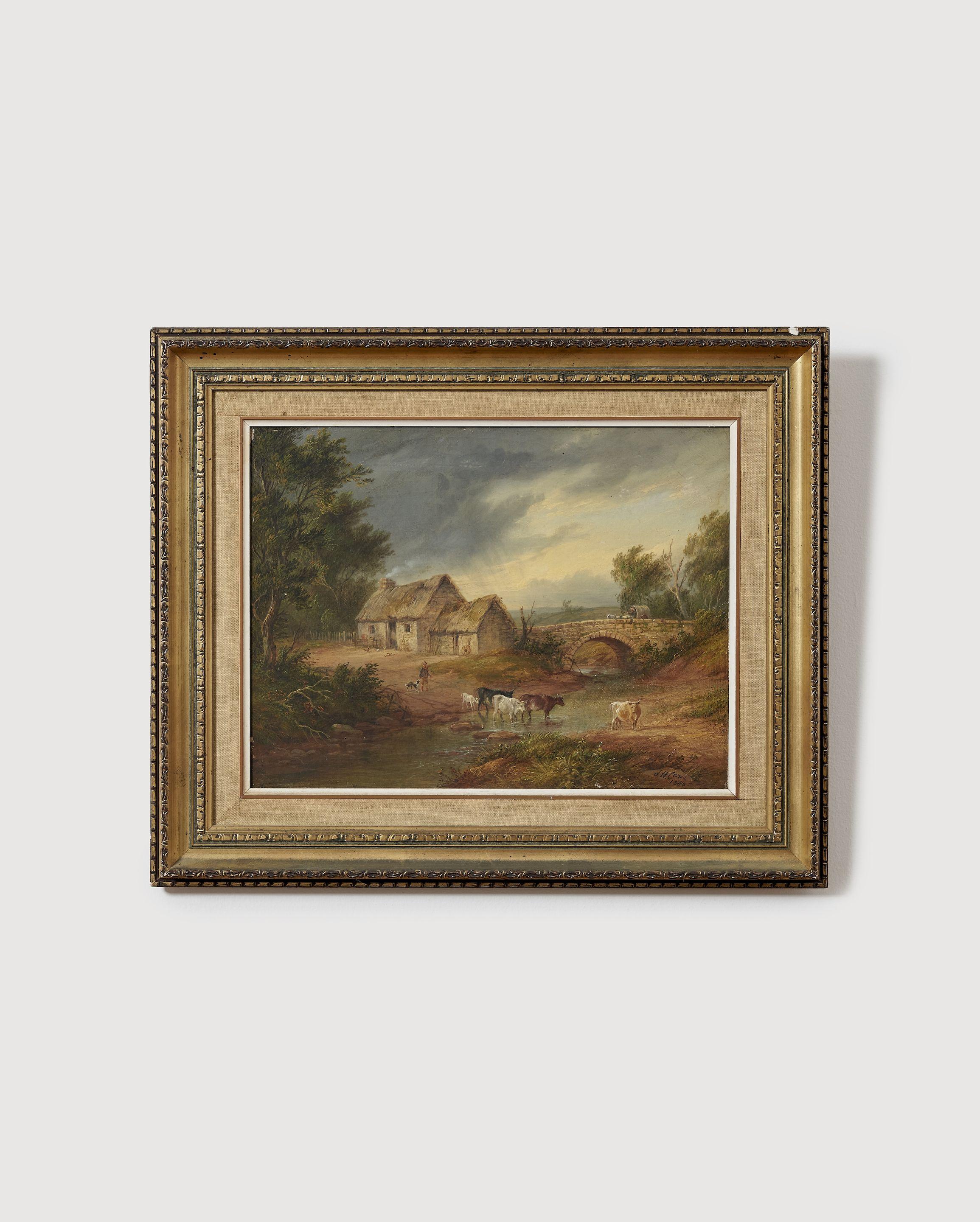 James Howe Carse - Soft Flows the Stream, 1880