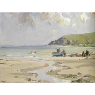 James Humbert Craig, R.H.A., R.U.A. - Ballygally Bay, Co. Antrim