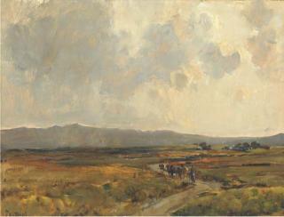 James Humbert Craig, R.H.A., R.U.A. - Cattle returning