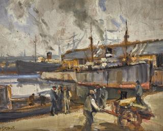 James Humbert Craig, R.H.A., R.U.A. - Clarendon Dock, Belfast