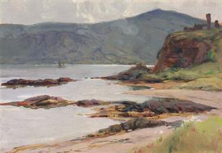 James Humbert Craig, R.H.A., R.U.A. - Red Bay Castle, Co. Antrim