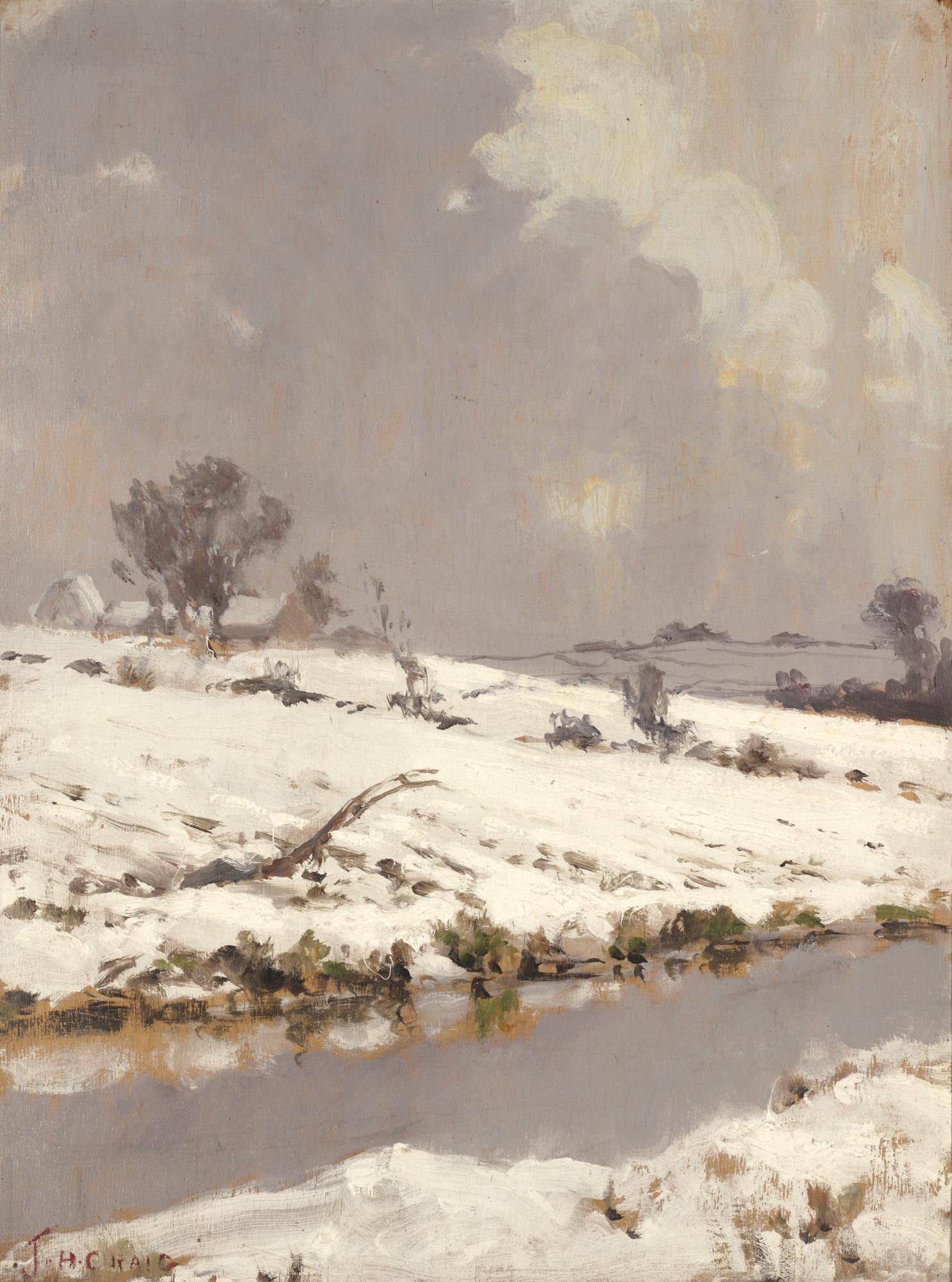 James Humbert Craig - Winter In Antrim