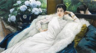 James-Jacques-Joseph Tissot - French portrait Of Clotilde Briatte, Comtesse Pillet-Will