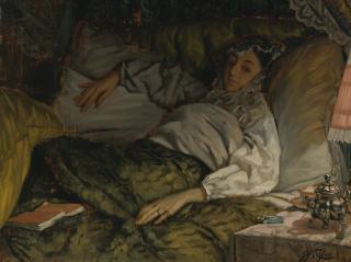 James-Jacques-Joseph Tissot - Frencha Reclining Lady