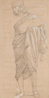 James-Jacques-Joseph Tissot - Garçon Debout Avec Un Livre À La Main