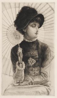 James Jacques Joseph Tissot - La dormeuse; L\'été 2