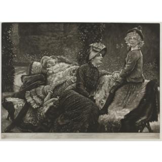 James-Jacques-Joseph Tissot - Le Banc De Jardin (W. 75)