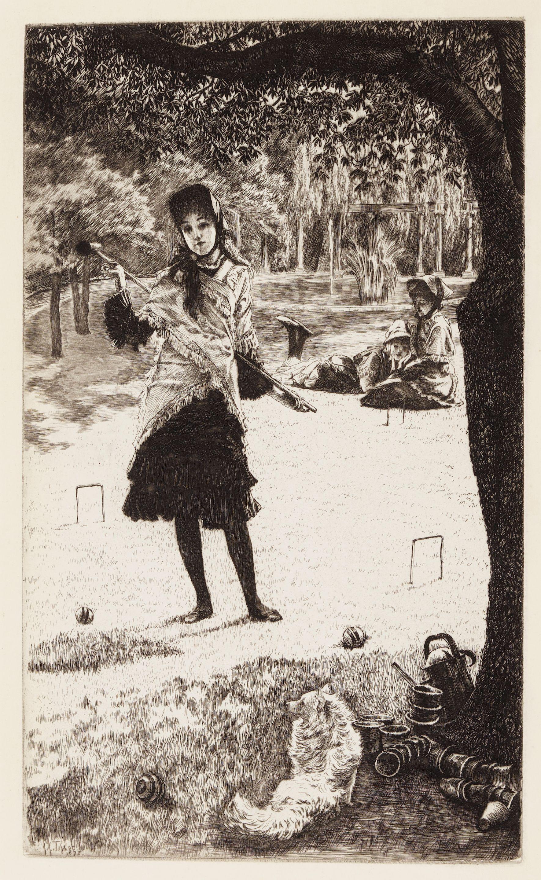 James Jacques Joseph Tissot - Le Croquet