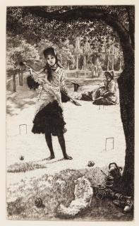 James Jacques Joseph Tissot - Le Croquet