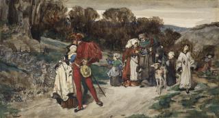 James Jacques Joseph Tissot - Le Départ Du Fiancé