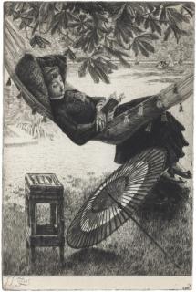 James Jacques Joseph Tissot - Le hamac (W. 46)