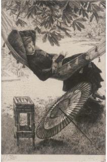 James Jacques Joseph Tissot - Le Hamac (Wentworth 46)