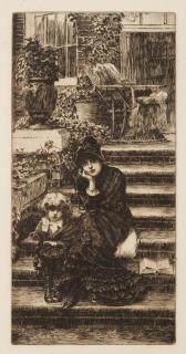 James Jacques Joseph Tissot - Rêverie (W. 52), 1880