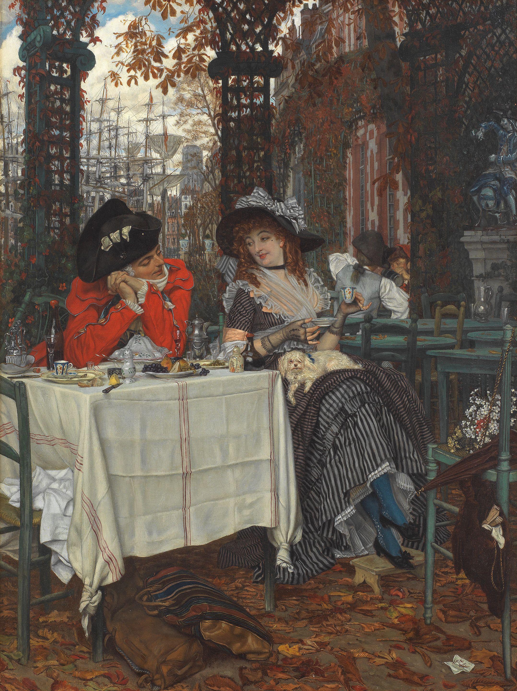 James Jacques Joseph Tissot - Un déjeuner