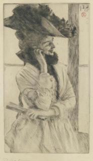 James Jacques Tissot - A la fenêtre (Wentworth 9)