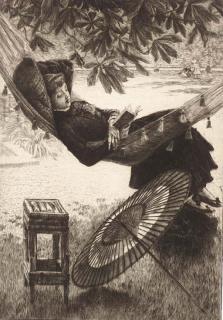 James Jacques Tissot - The Hammock (Wentworth 46)