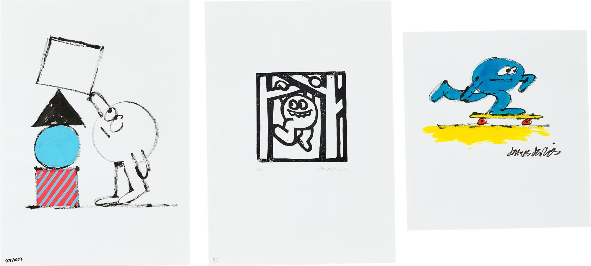 James Jarvis - Untitled (Three Works)