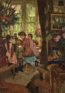 James Joseph Tissot - Kathleen Newton At The Piano