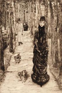 James Joseph Tissot - La Mystérieuse (W.80)