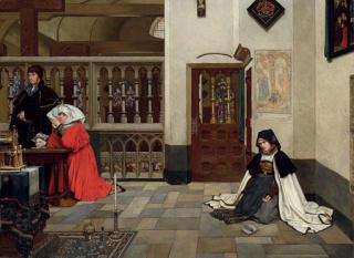 James Joseph Tissot - Marguerite à L\'Eglise
