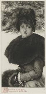 James Joseph Tissot - Promenade Dans La Neige (W. 48)