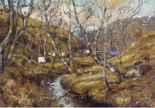 James Kay, R.S.A., R.S.W. - Head of Glen Fallock