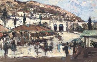 James Kay, R.S.A., R.S.W. - On the Riviera