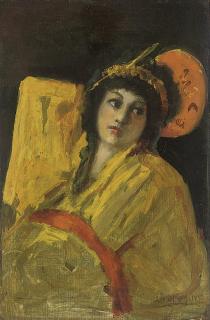 James Kay, R.S.A., R.S.W. - Orientalist girl