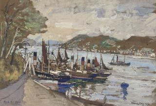 James Kay, R.S.A. - South Pier, Oban