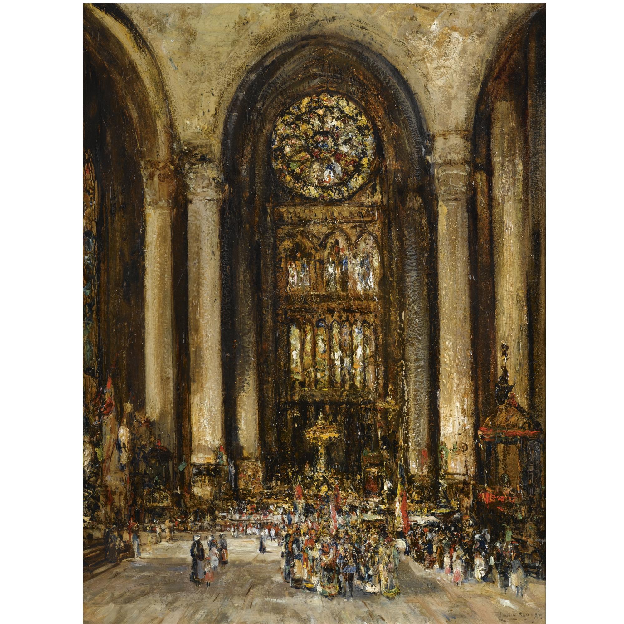 James Kay, RSW - Cathedral Interior