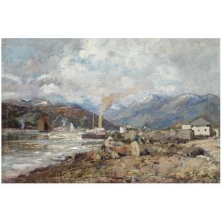 James Kay, Rsw - The Steamer, Helensburgh