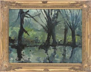 James Lawrence Isherwood - Oxford Willow Reflections