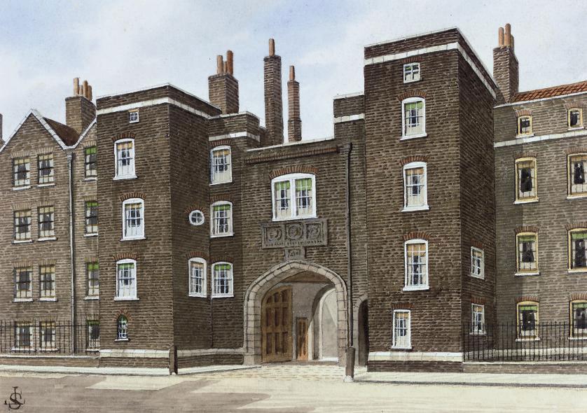 James Lawson Stewart - The old Lincoln\'s Inn Gateway, Chancery Lane (illustrated); Middle Temple Lane; The Old Post House, Middle Temple Gate; Old Mitre Court, Sargeant\'s Inn; The entrance to Sergeant\'s Inn; and Clifford\'s Inn