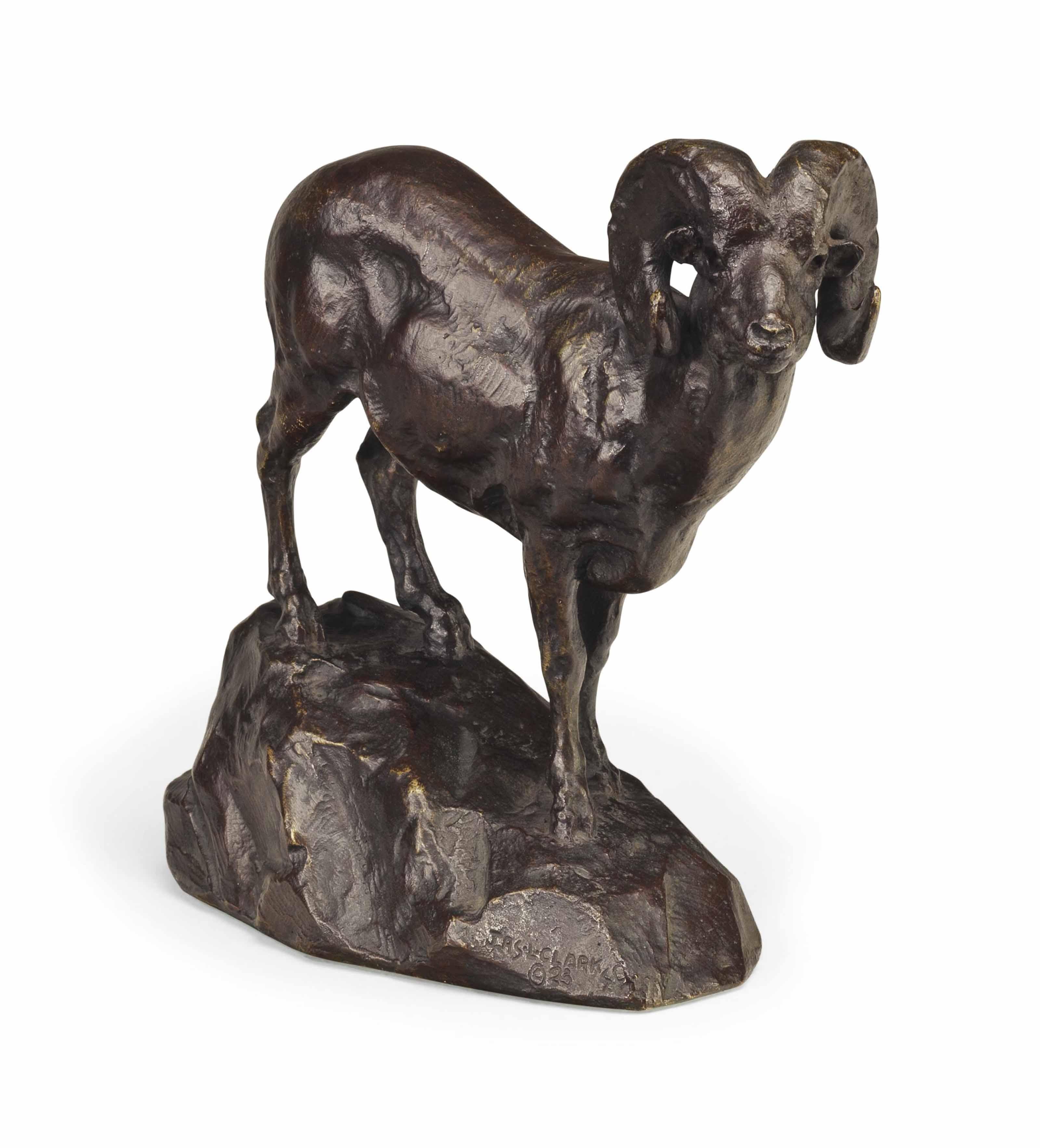 James Lippitt Clark - \'Big-Horn Ram\'