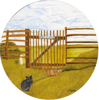 James Lloyd - Cat By A Fence
