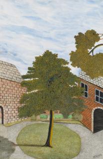 James Lloyd - Tree and Courtyard