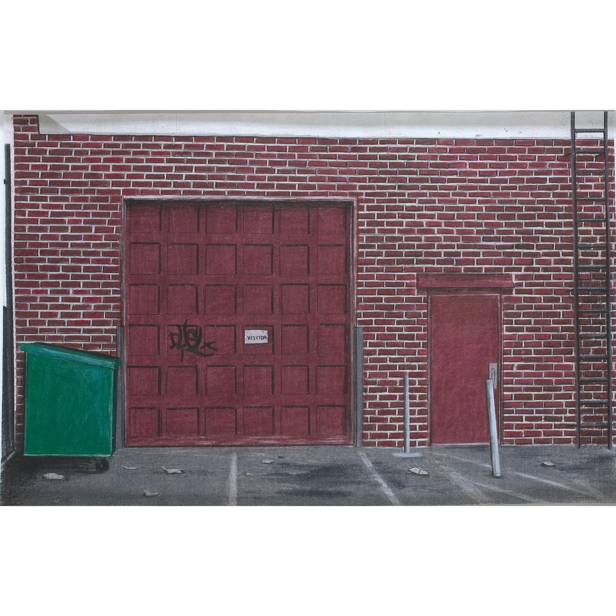 James Lynch - Australian Untitled (No Vacancy Red Factory Door)