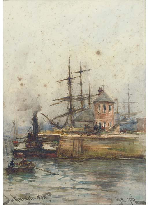 James Macmaster, R.S.W. - Ayr Harbour